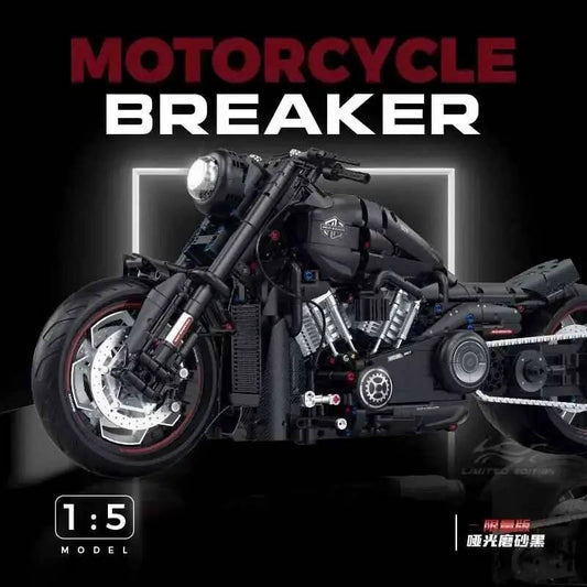 GULY 60521 Black Harley Davidson Building Block Model