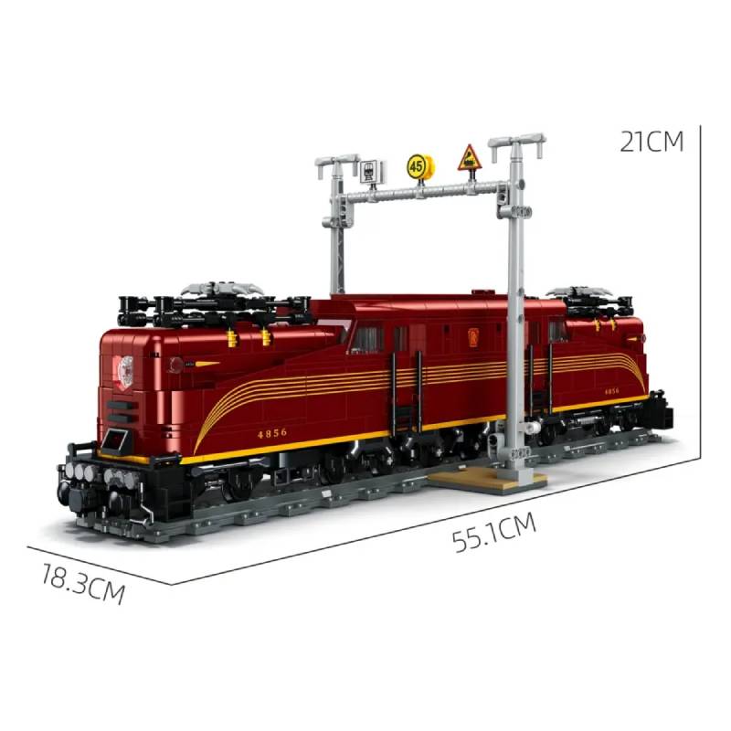 JIESTAR JJ9250 Vintage Express Train – 1,444-Piece Building Block Model