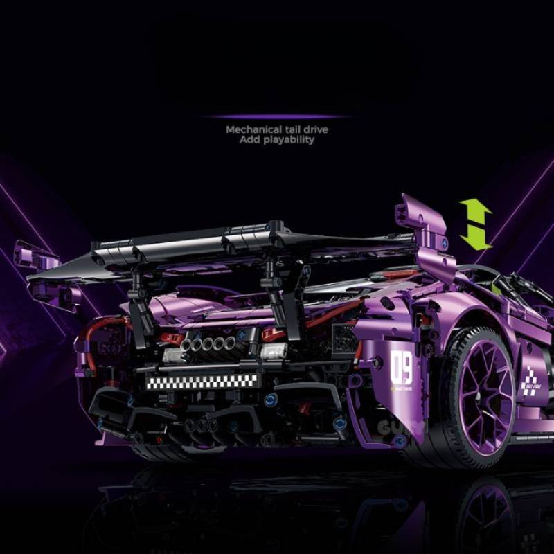 GULY 10617 McLaren P1 Hypercar Building Block Model (1:8 Scale)