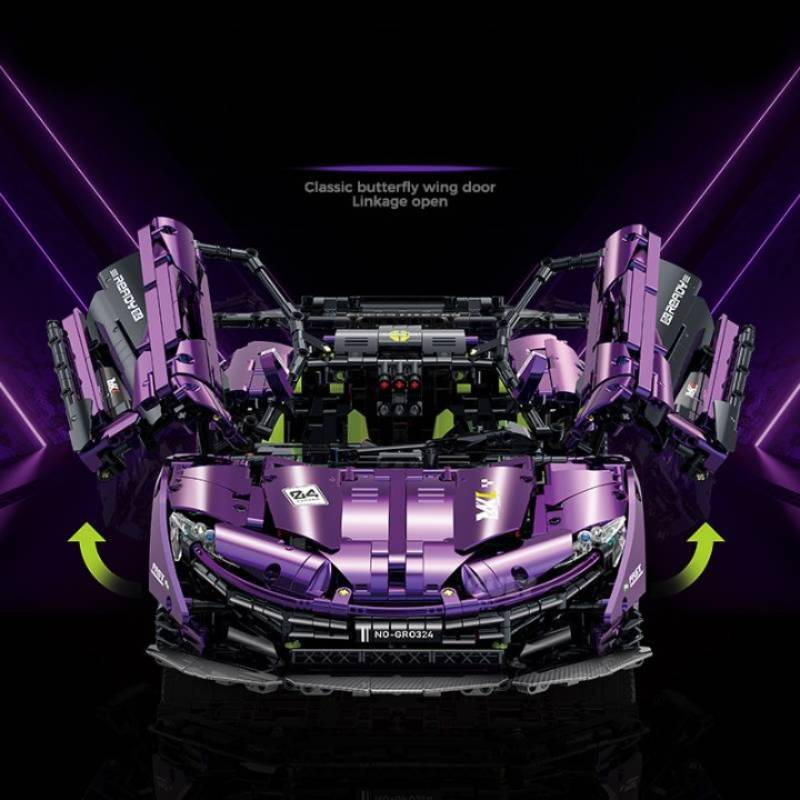 GULY 10617 McLaren P1 Hypercar Building Block Model (1:8 Scale)