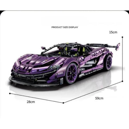 GULY 10617 McLaren P1 Hypercar Building Block Model (1:8 Scale)