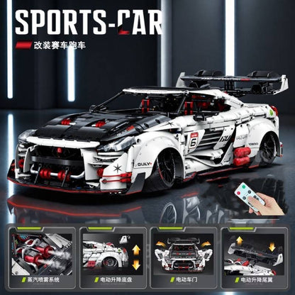 GULY 10630 Nissan GT-R Building Block Model (1:8 Scale)