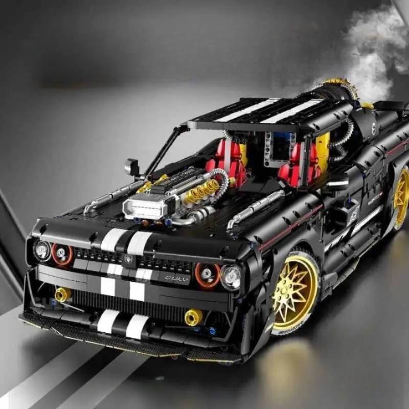 GULY 10637 Dodge Challenger Building Block Model (1:8 Scale) (Static Version)
