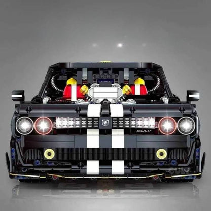 GULY 10637 Dodge Challenger Building Block Model (1:8 Scale) (Static Version)