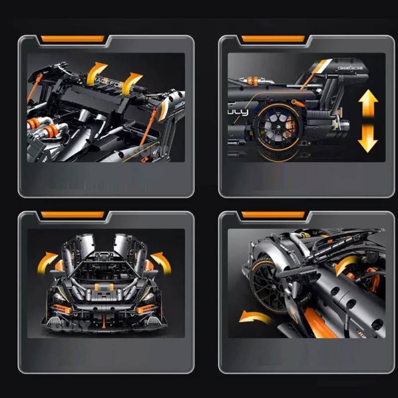 GULY 10646 McLaren Senna Building Block Model (1:8 Scale)