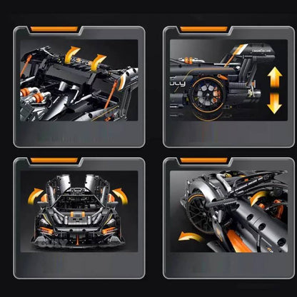 GULY 10646 McLaren Senna Building Block Model (1:8 Scale)