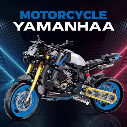 GULY 60509 Blue Yamaha MT-10 Building Block Model (1:8 Scale)