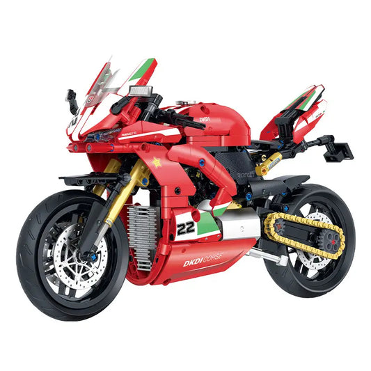 GULY 60516 Red Ducati Panigale V2 Building Block Model (1:8 Scale)
