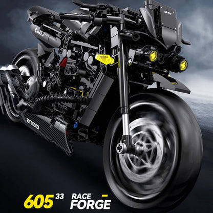 GULY 60533 Black Yamaha V-Max Building Block Model (1:8 Scale)