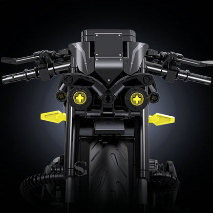 GULY 60533 Black Yamaha V-Max Building Block Model (1:8 Scale)