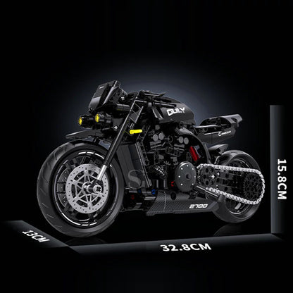 GULY 60533 Black Yamaha V-Max Building Block Model (1:8 Scale)
