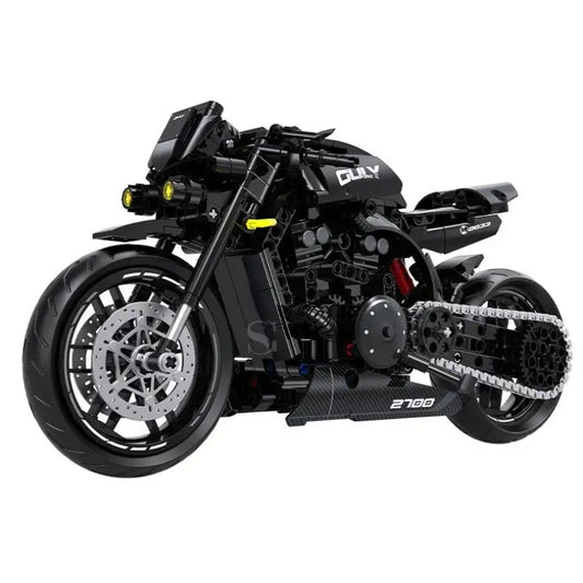 GULY 60533 Black Yamaha V-Max Building Block Model (1:8 Scale)