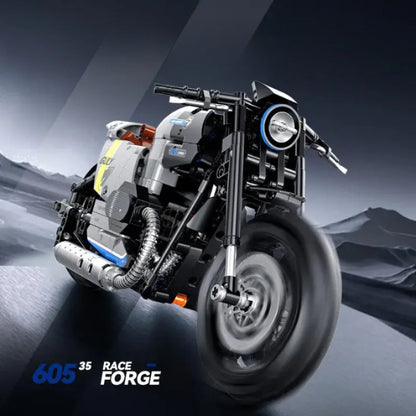 GULY 60535 Black/Silver BMW R 18 Building Block Model (1:8 Scale)