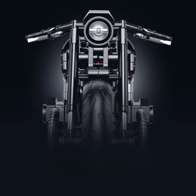 GULY 60535 Black/Silver BMW R 18 Building Block Model (1:8 Scale)