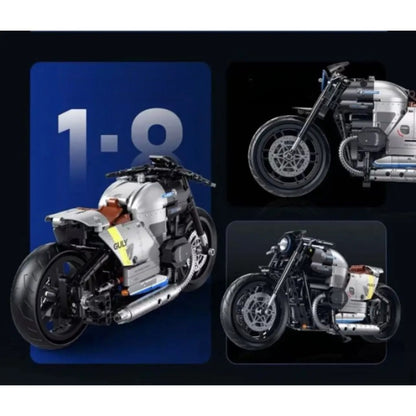 GULY 60535 Black/Silver BMW R 18 Building Block Model (1:8 Scale)