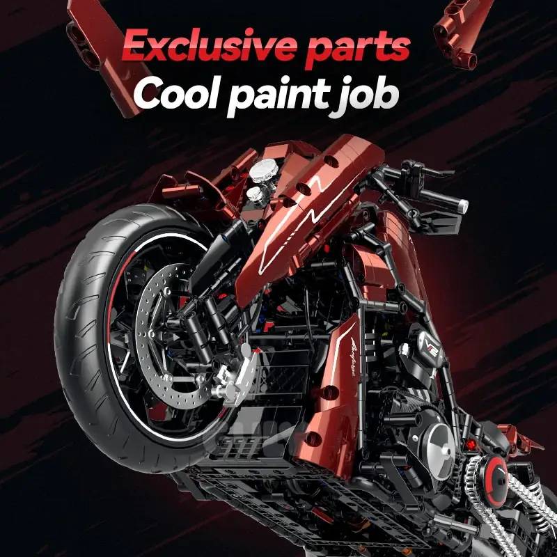GULY 60541 Harley-Davidson Night Rod Special 1:5 Building Block Model