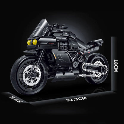 GULY 60546 Black Ducati Diavel Building Block Model (1:8 Scale)