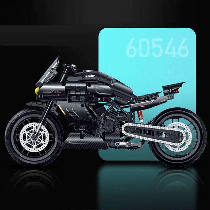 GULY 60546 Black Ducati Diavel Building Block Model (1:8 Scale)