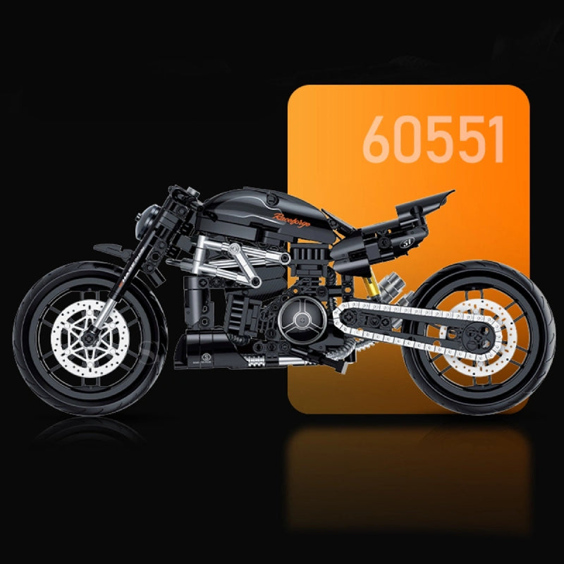 GULY 60551 Black Ducati XDiavel S Building Block Model (1:8 Scale)
