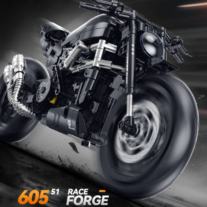 GULY 60551 Black Ducati XDiavel S Building Block Model (1:8 Scale)
