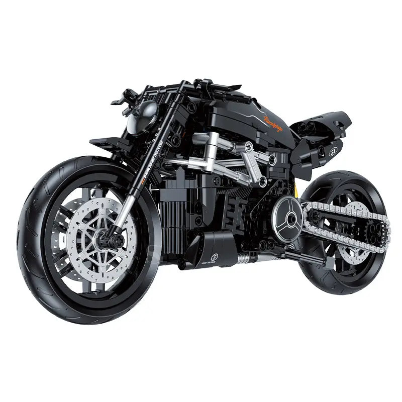 GULY 60551 Black Ducati XDiavel S Building Block Model (1:8 Scale)