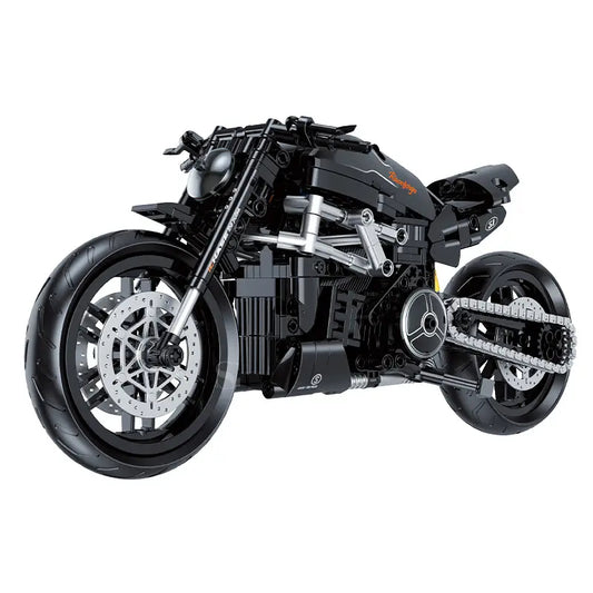 GULY 60551 Black Ducati XDiavel S Building Block Model (1:8 Scale)