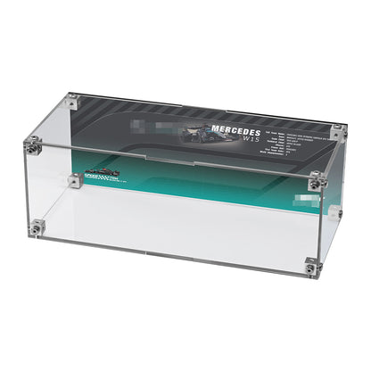 Super Racing Car Transparent Inteated Acrylic Display Case
