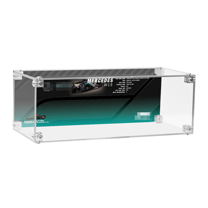 Super Racing Car Transparent Inteated Acrylic Display Case