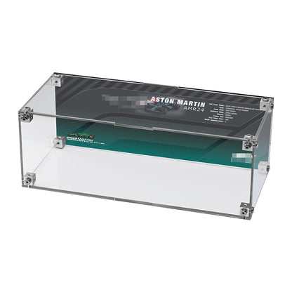 Super Racing Car Transparent Inteated Acrylic Display Case