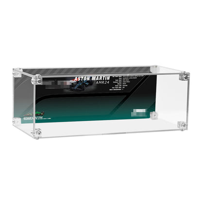 Super Racing Car Transparent Inteated Acrylic Display Case