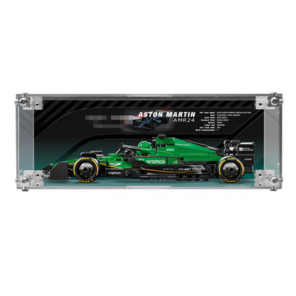 Super Racing Car Transparent Inteated Acrylic Display Case