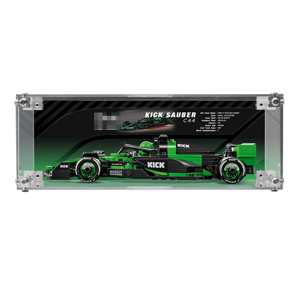 Super Racing Car Transparent Inteated Acrylic Display Case