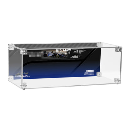 Super Racing Car Transparent Inteated Acrylic Display Case