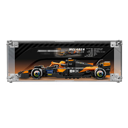 Super Racing Car Transparent Inteated Acrylic Display Case