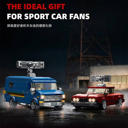 12GO 95007 2-In-1 Stranger Things Cars Building Block Set
