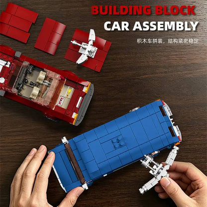 12GO 95007 2-In-1 Stranger Things Cars Building Block Set