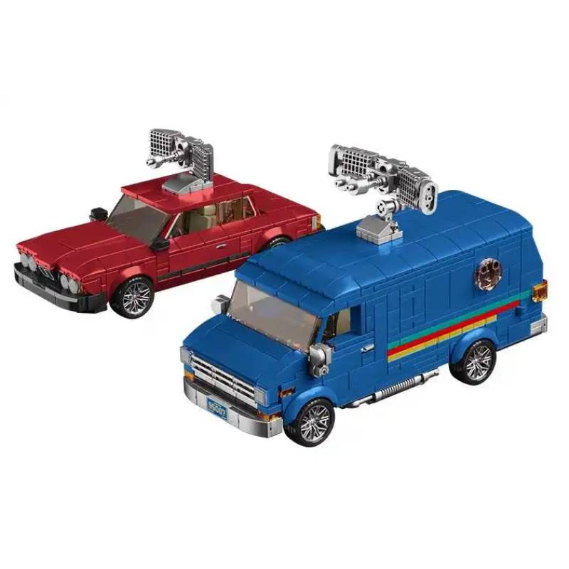 12GO 95007 2-In-1 Stranger Things Cars Building Block Set