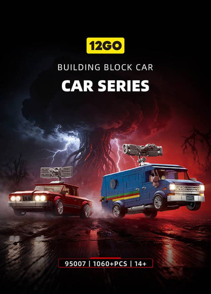 12GO 95007 2-In-1 Stranger Things Cars Building Block Set