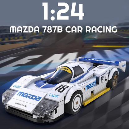 CADA C55029 Mazda 787B Le Mans Racing Car Building Block Model (1:24 Scale)