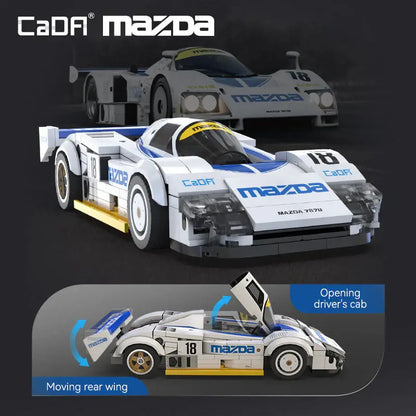 CADA C55029 Mazda 787B Le Mans Racing Car Building Block Model (1:24 Scale)
