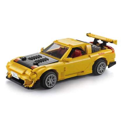 CADA C61023 Initial-D Mazda RX-7 FD3S Building Block Model (1:12 Scale)