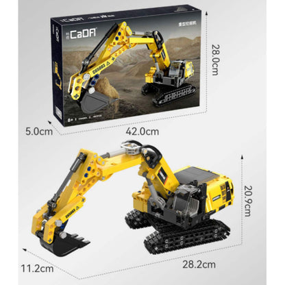 CADA C65003 Excavator Building Block Model (Small)