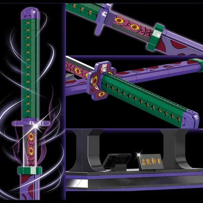 DK 1511 Gintama Kyokoku Kamui Sword Building Block Model (Purple)