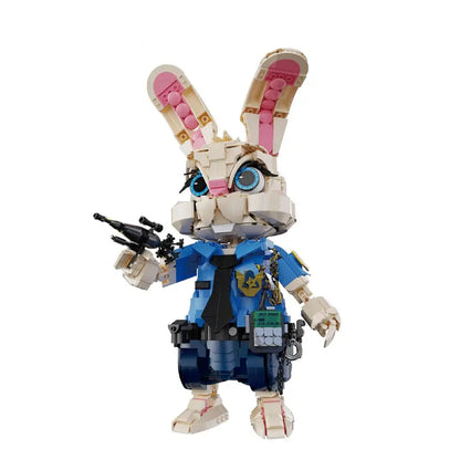 DK 7064 Officer Rabbit Building Block Model
