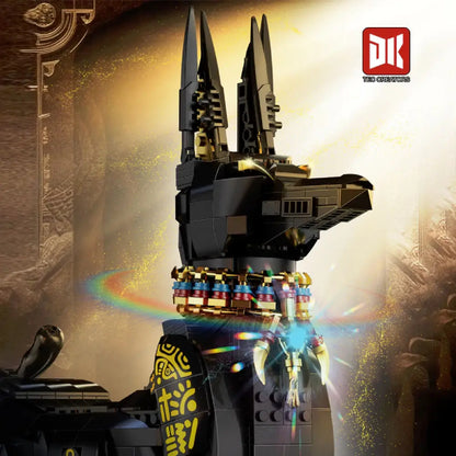 DK 7066 Egyptian Pharaoh Dog Building Block Model