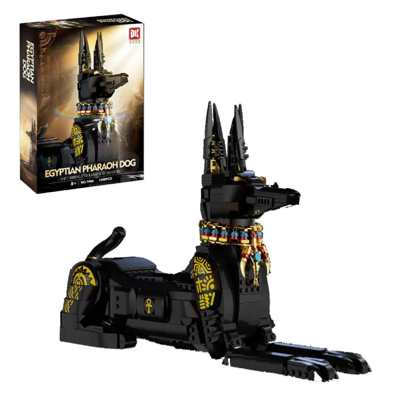 DK 7066 Egyptian Pharaoh Dog Building Block Model