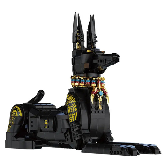 DK 7066 Egyptian Pharaoh Dog Building Block Model