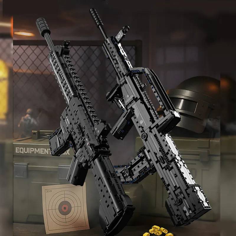 FORANGE FC9409 95 Automatic Rifle – Building Block Model