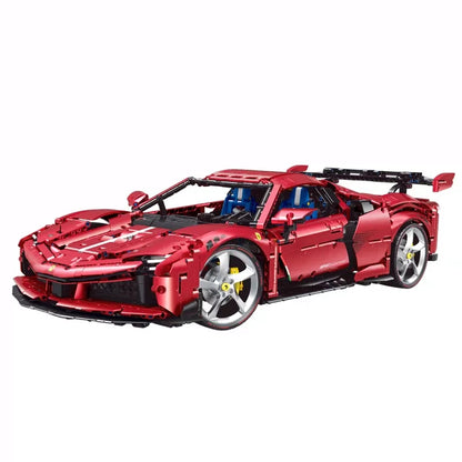 GULY 10623 Red Ferrari Building Block Model (1:8 Scale)