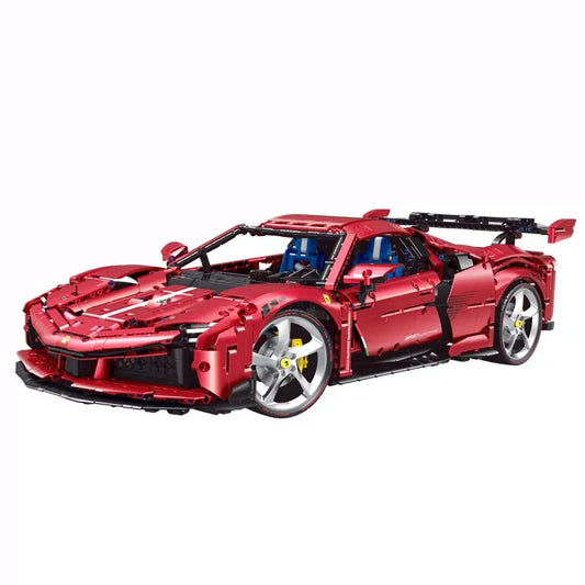 GULY 10623 Red Ferrari Building Block Model (1:8 Scale)